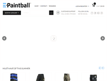 Tablet Screenshot of e-paintball.com